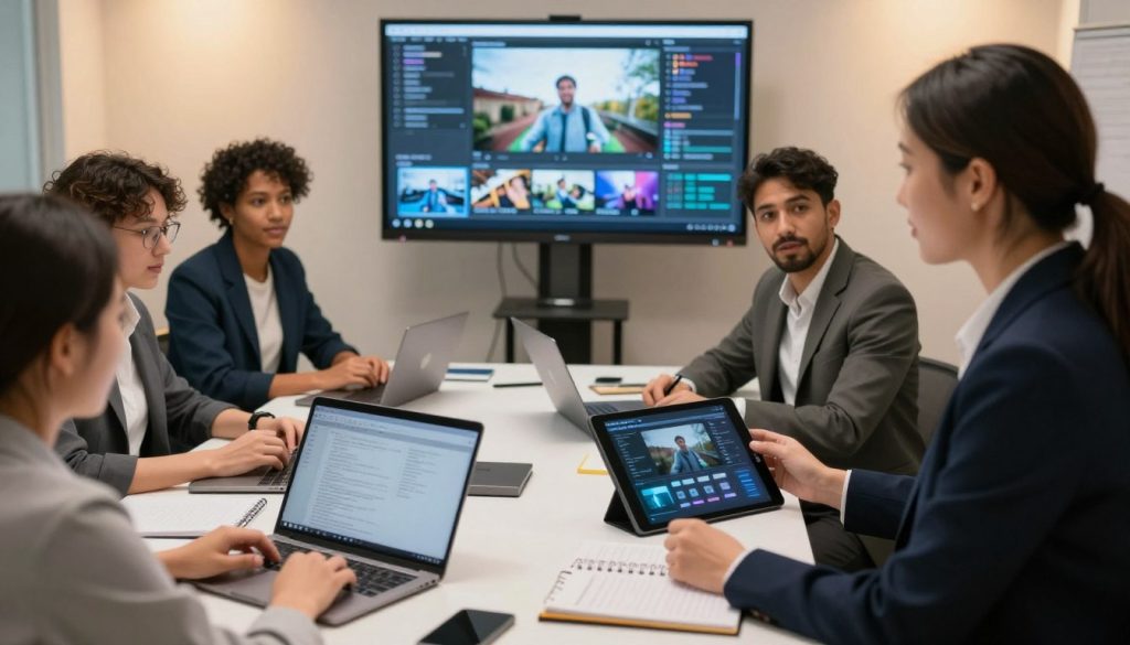 Engaging with the community and expert Q&A in AI video production